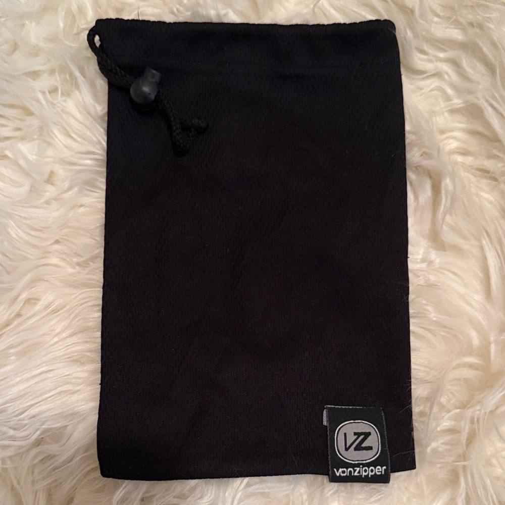 Free w/ Purchase - Von Zipper Classic Black Pouch